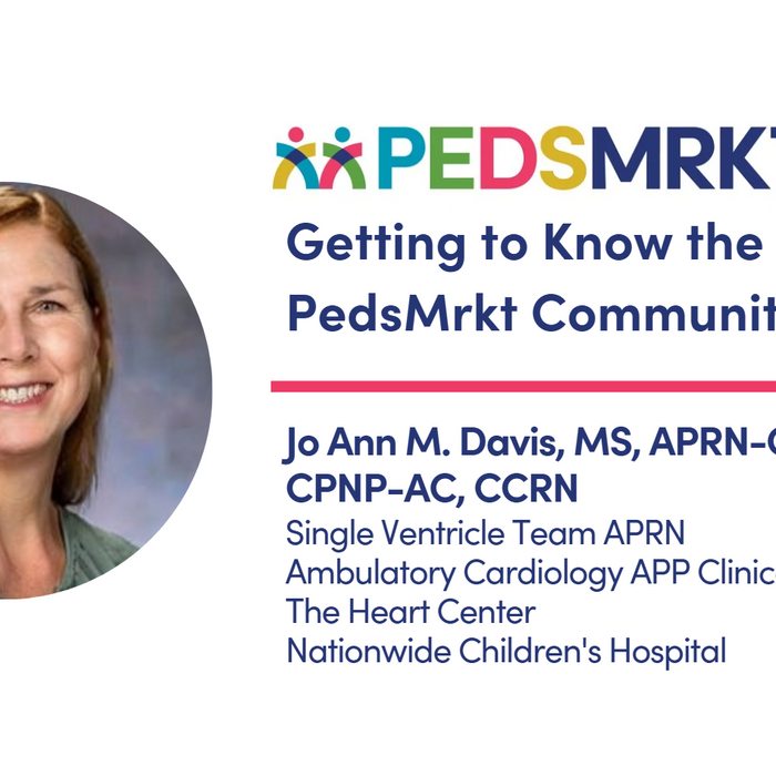 Getting to Know the Pediatric Innovation Community: Jo Ann Davis