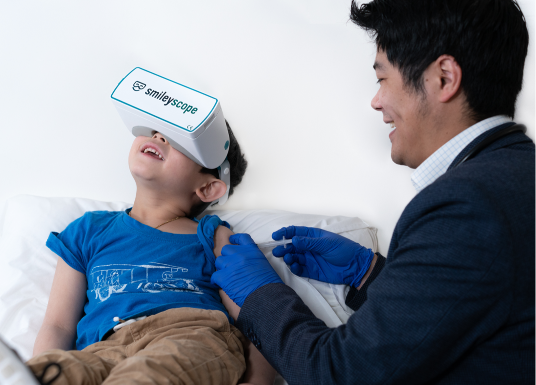Smileyscope: pediatric virtual reality reducing patient pain & anxiety ...