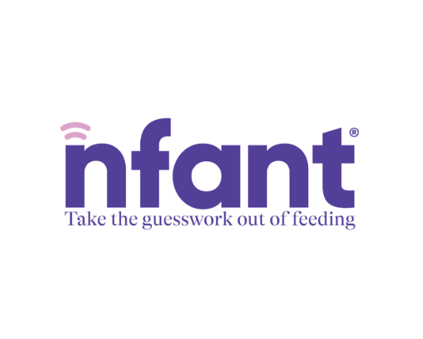 Logo of 'infant' with tagline on a white background