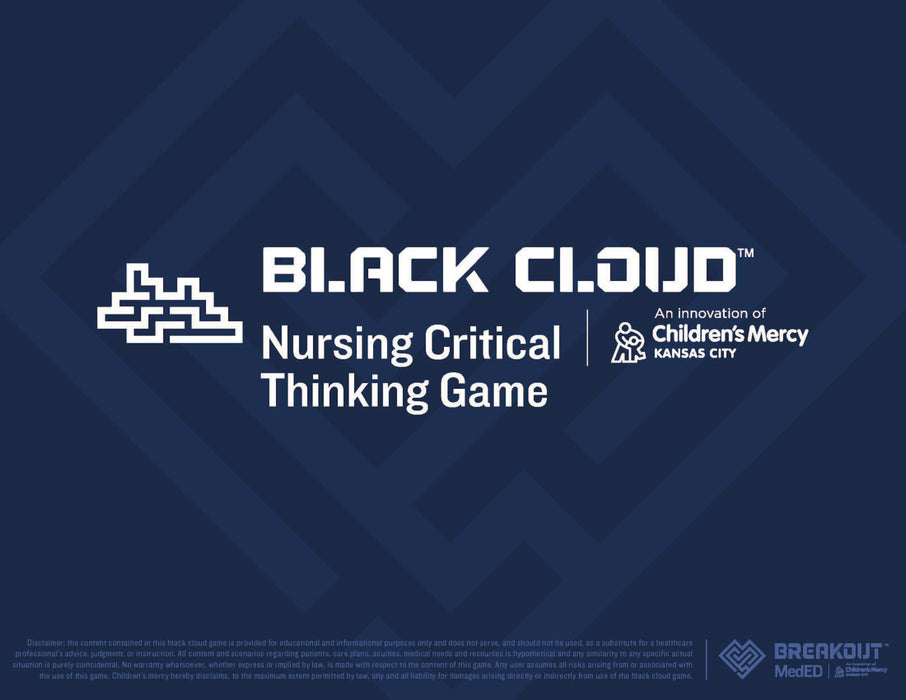 Black Cloud: Nursing Critical Thinking Game